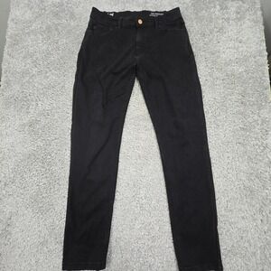 Mugsy Jeans 34x34 (Fits 32x32.5) Black Straight PMT Clutch Stretch Denim Pants